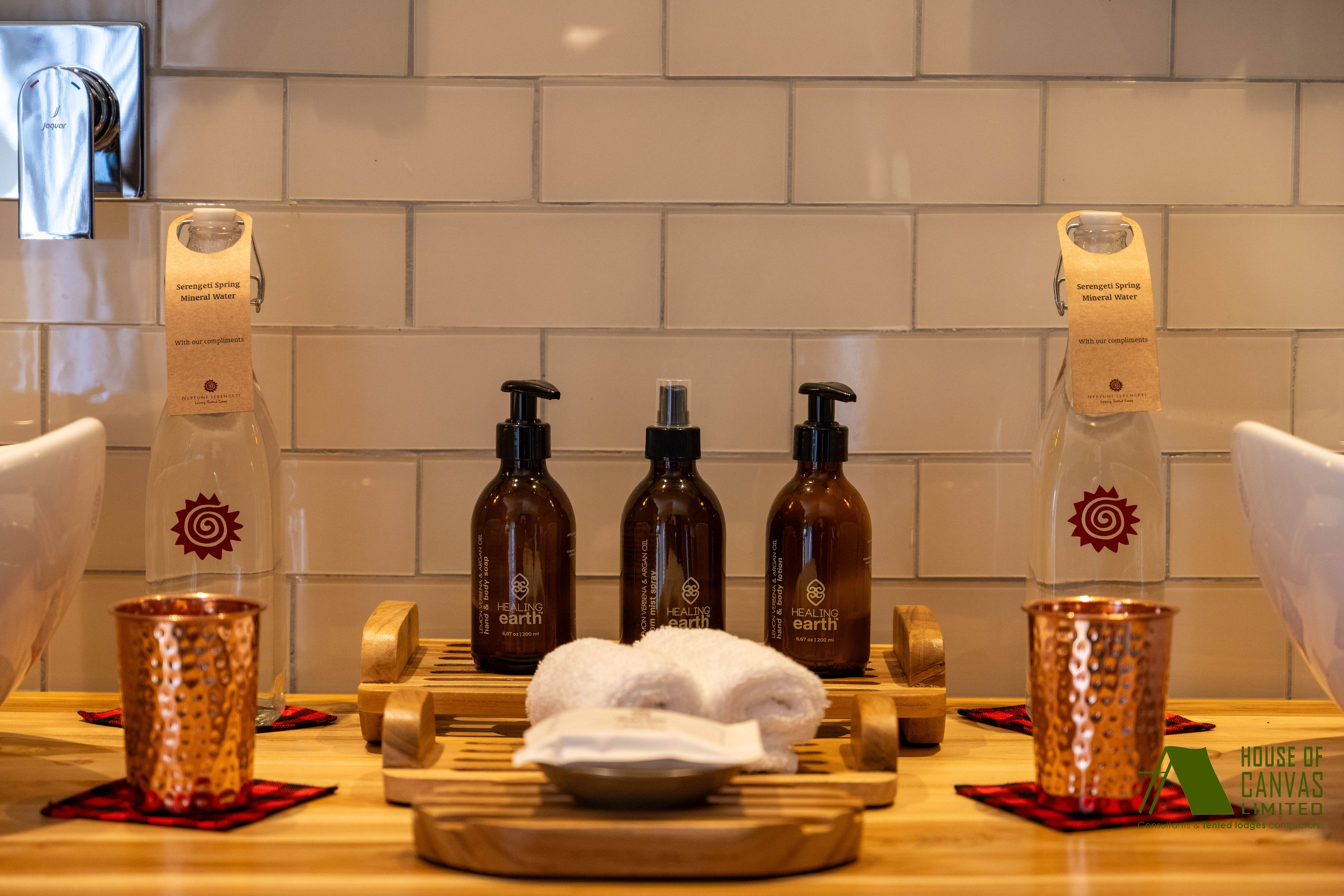 Camp exterior with natural surroundings